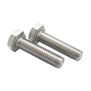 奧峰 DIN933全牙外六角螺栓，M6-1.0X30，不銹鋼316，強度A4-70
